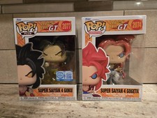 Funko Pop - Dragon Ball GT - Super Saiyan 4 Goku 2077 - Gogeta 2074