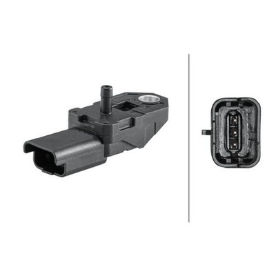 Sensor Ladedruck 3-polig HELLA Sensorik-Expertise passend für u.a. CITROËN C5