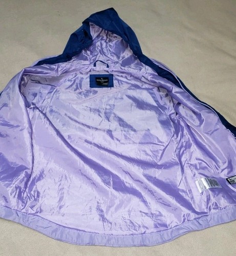 Eddie Bauer Girls Windbreaker Lightweight Jacket M 10/12 Blue Violet - Picture 6 of 8