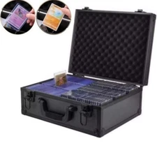 600+ for Toploader Hard Case 3''x4'' 35pt Sport Card Storage Box w/ Strap & Foam