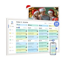 24-inch Digital Calendar for Family-Business-Planner - Touchscreen Interactiv...