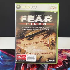 Microsoft Xbox 360 - FEAR Files First Encounter Assault Recon - 2007 Complete