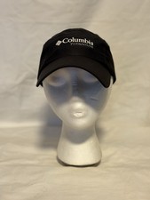 COLUMBIA Omni Tech Black 5 Five Panel Hat Cap Baseball Adjustable