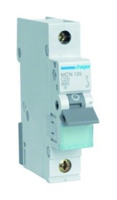 Hager Leitungsschutzschalter C 25A 1p 415V 6kA 1TE AC 50Hz...