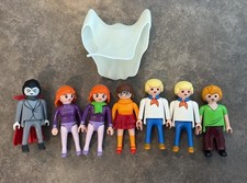 PLAYMOBIL Scooby-Doo Fred Daphne Velma Shaggy Glow Ghost Figure Lot 7