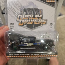 Greenlight Dually Drivers 2019 Ford F-350 Lariat Baltimore Police Dept CHASE