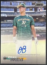 2023 Topps Stadium Club Auto Jonah Bride #SCBA-JBD (AU, RC)