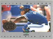 1997 Score Premium Stock #92 Carlos Delgado Toronto Blue Jays