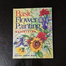 Rachel Rubin Wolf Watercolor 'Basic Flower Painting Techniques' Flowers  Trees