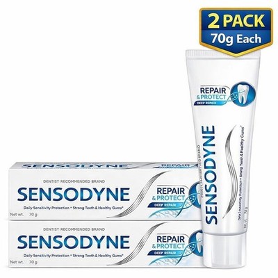 SENSODYNE Repair and Protect Toothpaste Power by Novamin 70 Gm - 2 Pcs