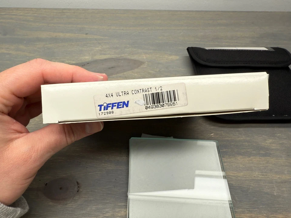 Tiffen 4x4” Ultra Contrast 1/2 Glass Filter In Box Free Shipping! - Image 2 of 4