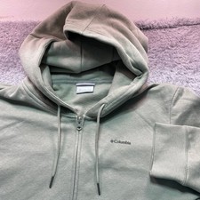 Columbia Burr Trail Long Full Zip Hoodie Sage Green Womens XXL NWT