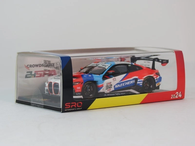 Spark BMW M4 GT3 #32 Team WRT - 3rd 24h Spa 2024 1/43 SB780 - Immagine 4 di 4