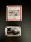 2025 Colonial Flag Silver Shield 1 oz .999 Silver Proof #227/286 w/COA