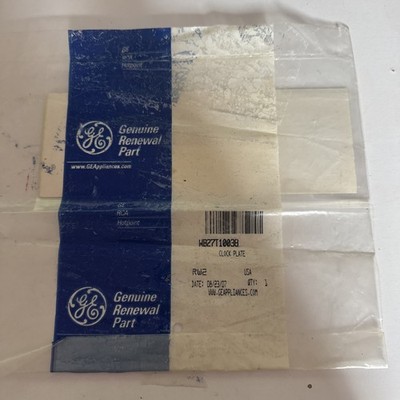 HAIER CLOCK PLATE WB27T10038 NEW OEM WB27T10038