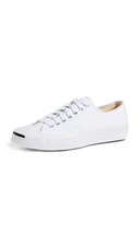 Converse  Unisex Jack Purcell Low Top Shoes | White/White/Black | Authentic New