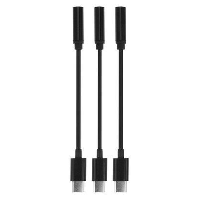 3 Stück Typ C USB C auf 3,5 mm Kopfhörer Audio Jack Adapter Typ C Stecker auf