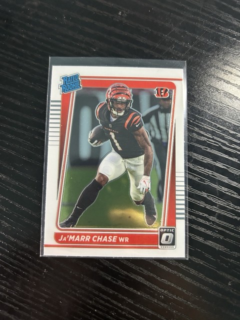 Ja'Marr Chase 2021 Panini Donruss Optic Rated Rookie