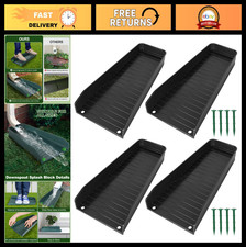 Gutter Downspout Splash Block 16.3" - Drainage Diverter Extensions for Foundatio