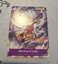 Monkey D Luffy P-041 Promo Card One Piece TCG