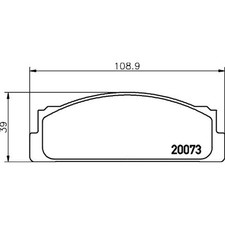 Plaquette de frein Seat FURA