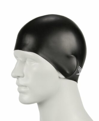 Speedo Childrens Plain Moulded Silicone Swim Cap