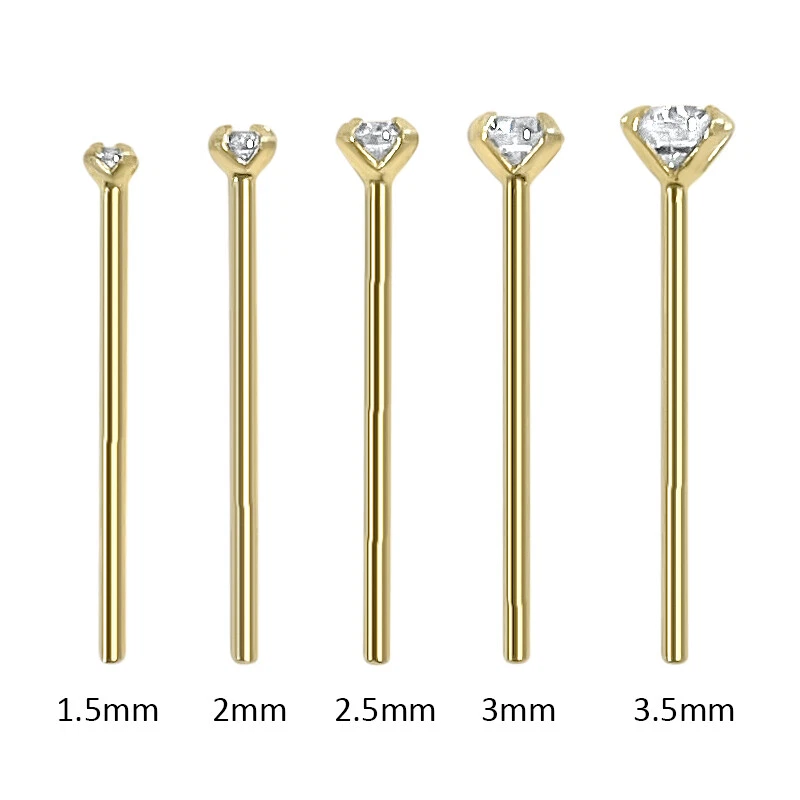Cognac diamond nose sale stud