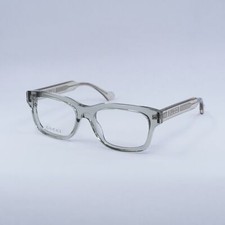 Gucci GG1731O 004 Transparent Pale Khaki Green 54mm Eyeglasses New Authentic