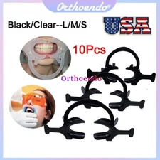10Pc Dental Ortho Intraoral Cheek Retractor Teeth whiting Mouth Opener Extention