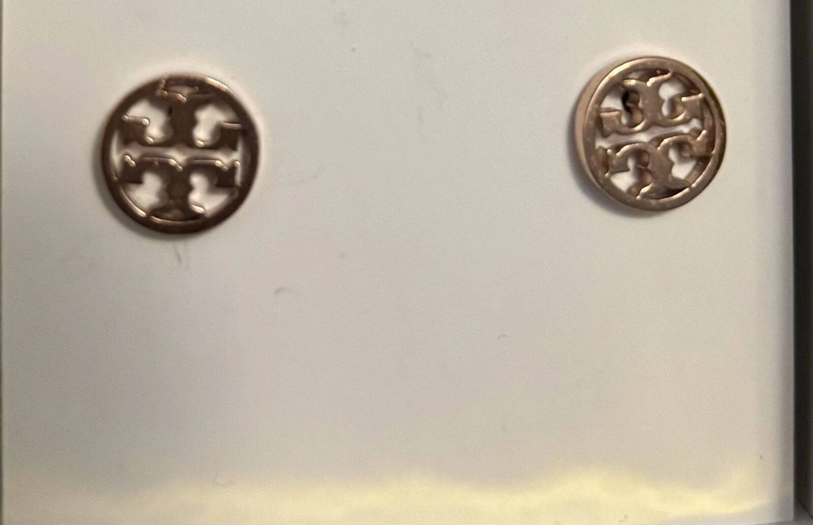 Orecchini placcati oro rosa 16 carati TORY BURCH