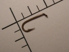 100 MUSTAD #14 DRY Fly Tying Hooks kendal round TD TAPERED EYE RUSTPROOF 3984 H