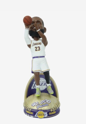 #ad LeBron James Los Angeles Lakers 40000 Points Milestone Bobblehead # 240 40k $83.97