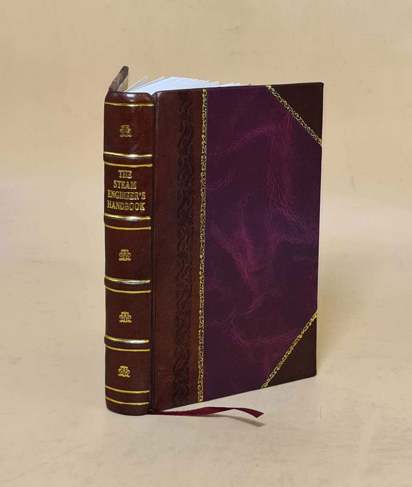 The Steam Engineer's Leather Bound Handbook – Essential Reference Guide