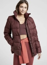Xs Athleta Downtown Jacket Decadent Chocolate Nwot