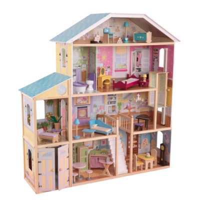 KidKraft Wooden Grand View Mansion Dollhouse with EZ  Assembly New MSRP 359.