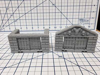 Dungeon Style - Double Doors - DragonLock - DND - Pathfinder - RPG - Dungeon & D