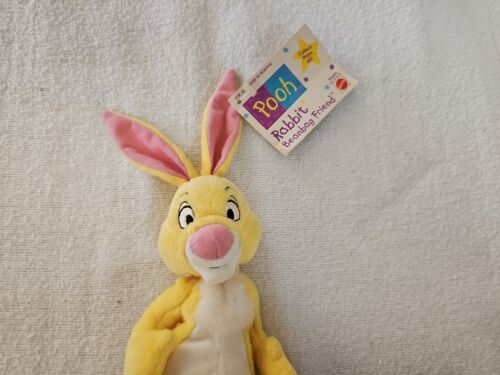 Star Bean Mattel Disney 10" Yippee-Yay CONEJO Winnie The Pooh Frianbag - Imagen 7 de 8