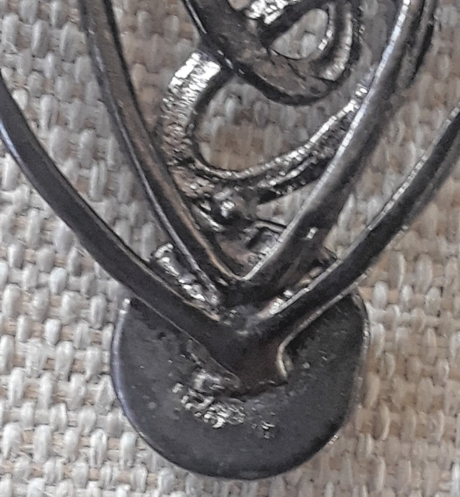 Unique Blackened Sterling Silver Statement ring 6… - image 6