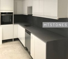 SUPPLY & FIT KICTHEN QUARTZ & GRANITE WORKTOPS DARK GREY QUARTZ WORKTOP SAMPLE