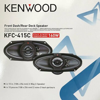 kenwood 4x10 speakers