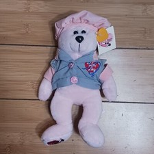 Lucy  s Chocolate Factory Ep 39 Lim Ed. Beanie Bear w/tag  Sealed Mini Keychain