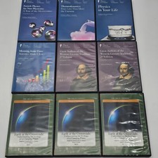 Great Courses Lot of 9 DVDs - Various Subjects Science  Mathematics Physics 