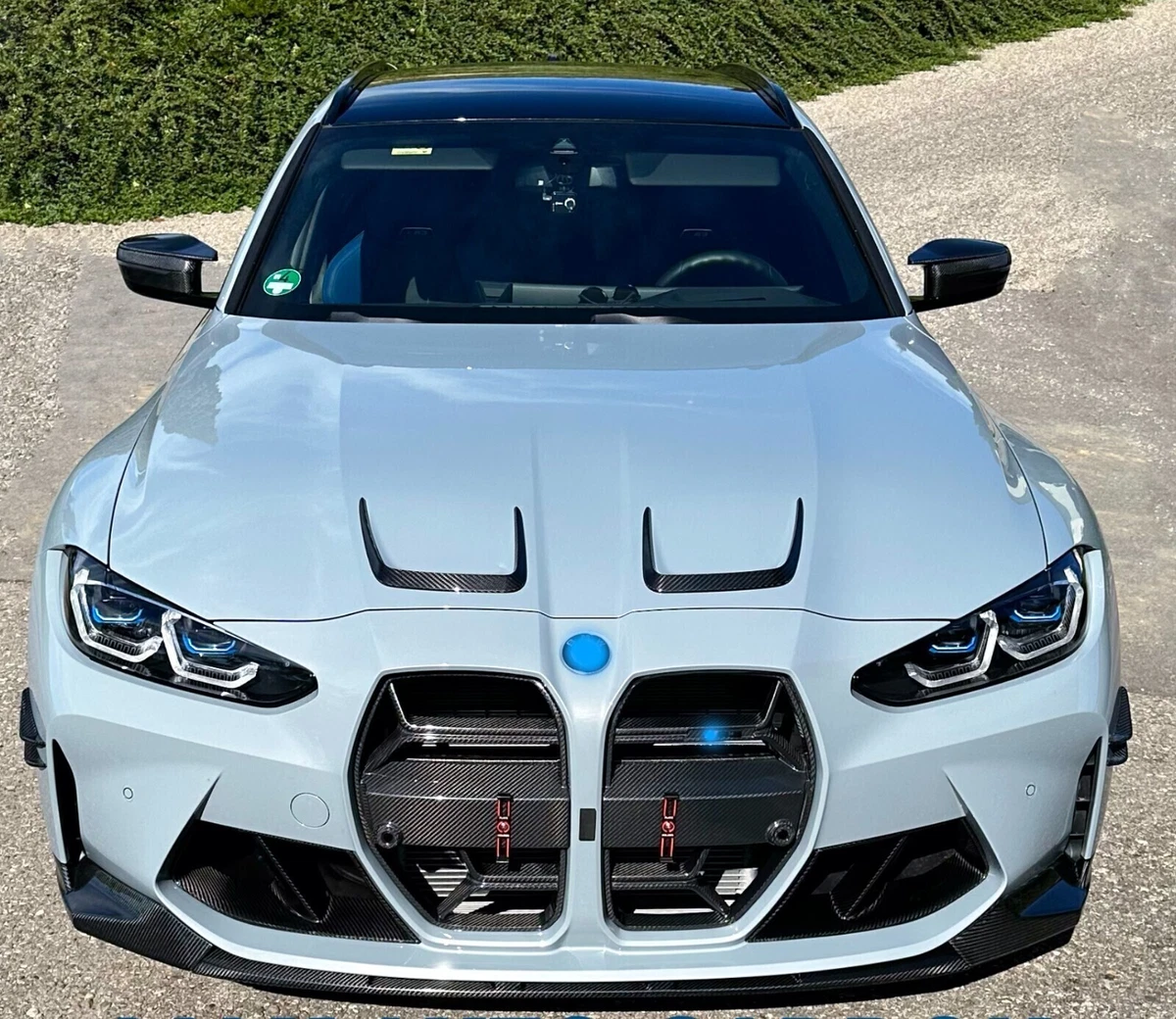 Echt Voll Carbon Karbon Performance Frontaufsatz Lippe für BMW M3 