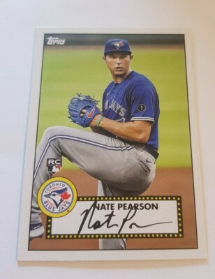 Topps 2021 Series 1 - Nate Pearson - Toronto Blue Jays - 1952 Redux Card - RC
