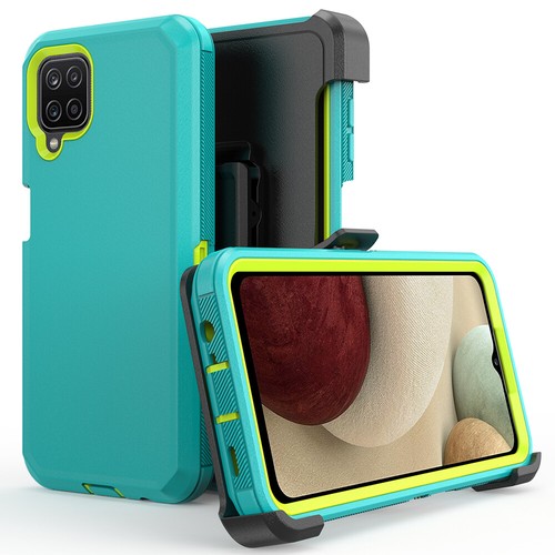 Für Samsung Galaxy A12 A32 A42 A52 Hülle Stoßfest Cover mit Gürtelclip Holster - Bild 33 von 37