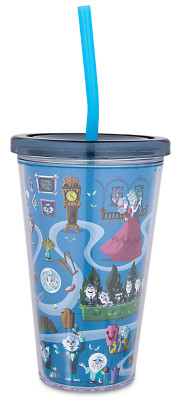 Disney Parks Haunted Mansion Character 999 Haunts To Go Tumbler w/ Straw 18 oz