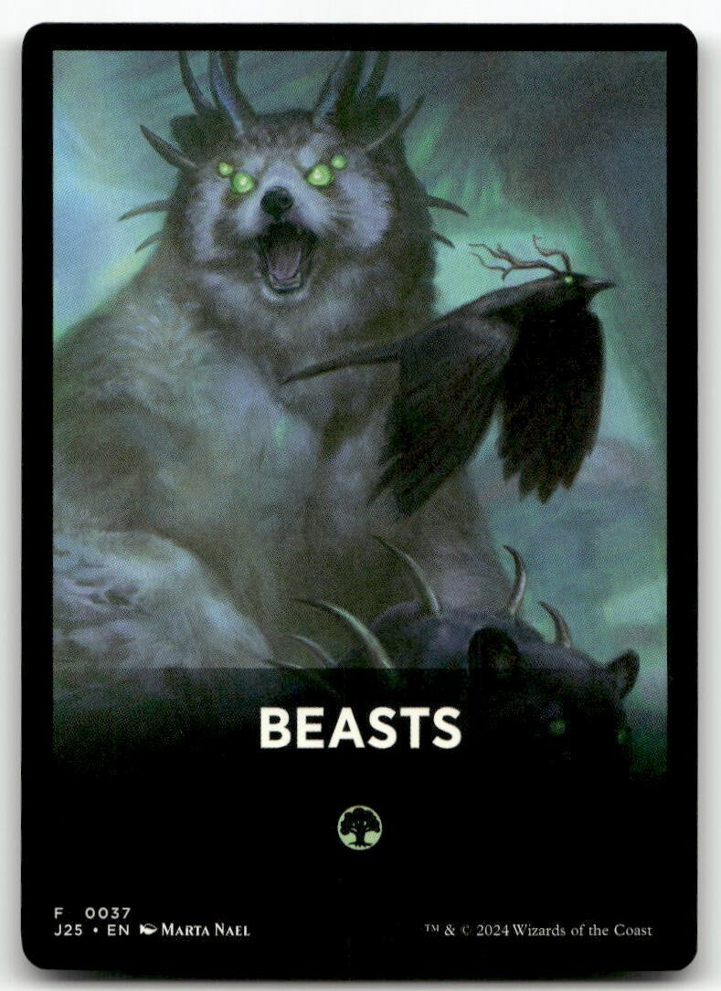 Beasts Theme Card #37 MTG Foundations Jumpstart M/NM X1