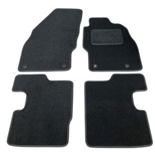 Fits Vauxhall Corsa D & E 2007 to 2019 Tailored Black Car Floor Mats 4 Piece Set