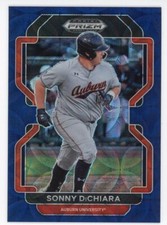 Sonny DiChiara 2022 Panini Prizm Draft Picks Navy Blue Kaleidoscope Prizm #01/15