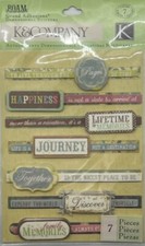 K Company Stickers  Dimensional Scrapbook Stickers  Mixed Theme Stickers